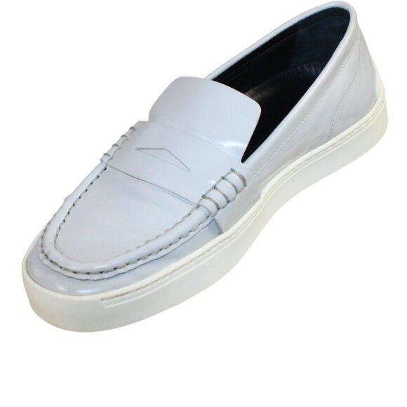 Rag & Bone New York Colby Light Gray Moccasin Platform Loafer, Size 7 - Picture 7 of 12